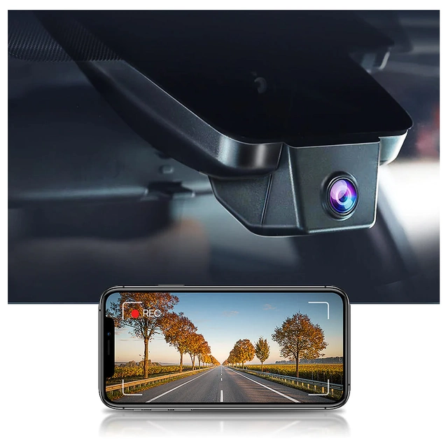 FITCAMX Integrert 4K Dashcam (foran) Toyota bZ4X/Subaru Solterra (2023 -->) 