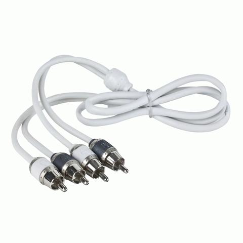 Metra Marine RCA kabel 1 meter, hvit