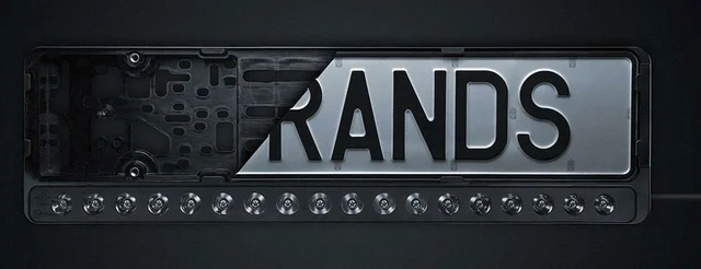 Strands integrert LED-lys i skiltholder! Oppgradert 809135 Nuuk E-line 8100 lumen 