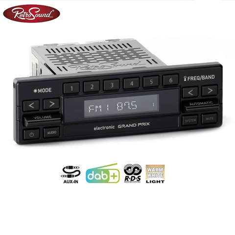 RetroSound Grand Prix DAB+ radio AUX