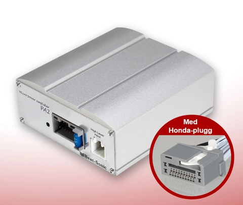 BeatSonic Kompakt Plug & Play forsterker Honda (2009 -->) u/aktivt høytt. 