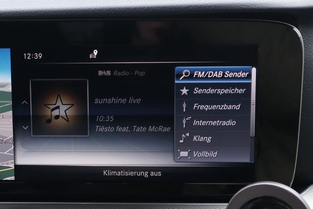 Kufatec OEM DAB-integrering Mercedes E-klasse (W213) 2016 - 2020 