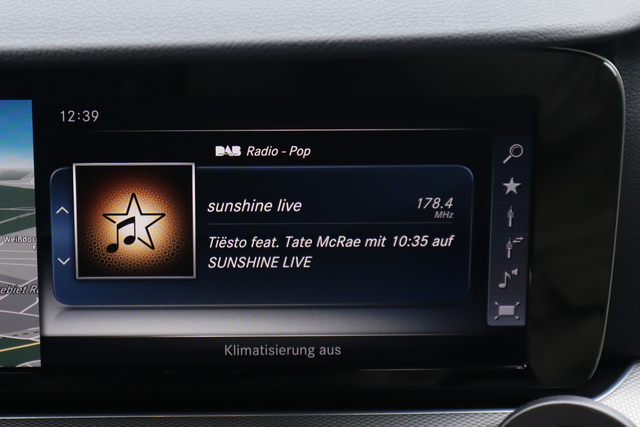 Kufatec OEM DAB-integrering Mercedes E-klasse (W213) 2016 - 2020 