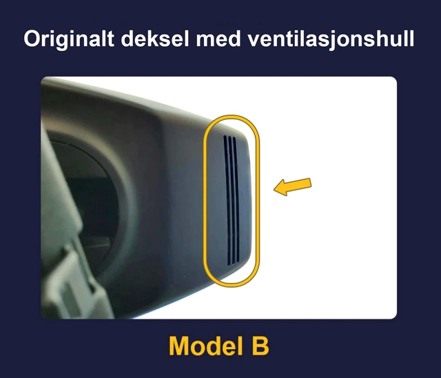 FITCAMX Integrert 4K Dashcam (foran) Rav4/A-Cross (2019 -->) m/vent.hull. 