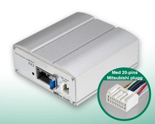 BeatSonic Kompakt Plug &amp; Play forsterker Mitsubishi (2007 --&gt;) u/Rockford