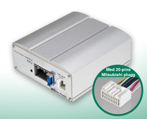 BeatSonic Kompakt Plug & Play forsterker Mitsubishi (2007 -->) u/Rockford 