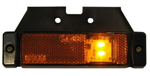 Strands Sidemarkeringslys m/feste Orange 12-24V