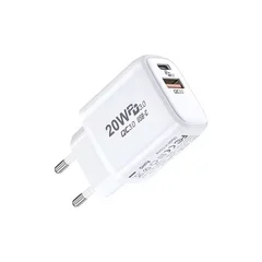ConnectED Phone hjemmelader 20W, b&#229;de USB og Type-C utgang