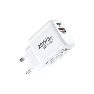 ConnectED Phone hjemmelader 20W, både USB og Type-C utgang