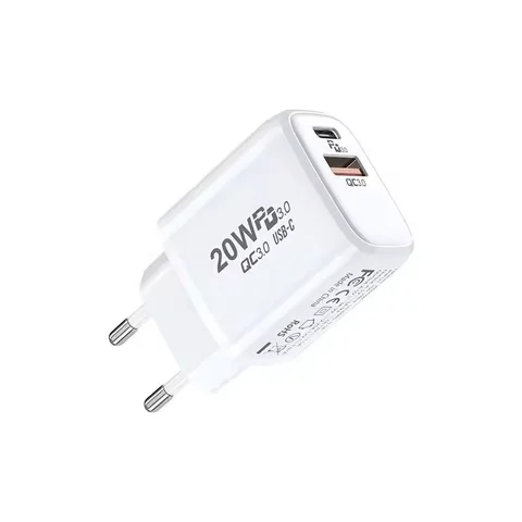 ConnectED Phone hjemmelader 20W, både USB og Type-C utgang