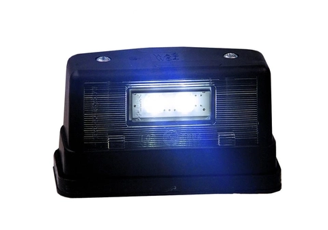 Strands Nummerskiltlys sort glass LED nummerskiltlys