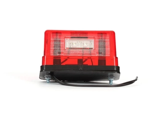 Strands Nummerskiltlys rødt glass LED nummerskiltlys