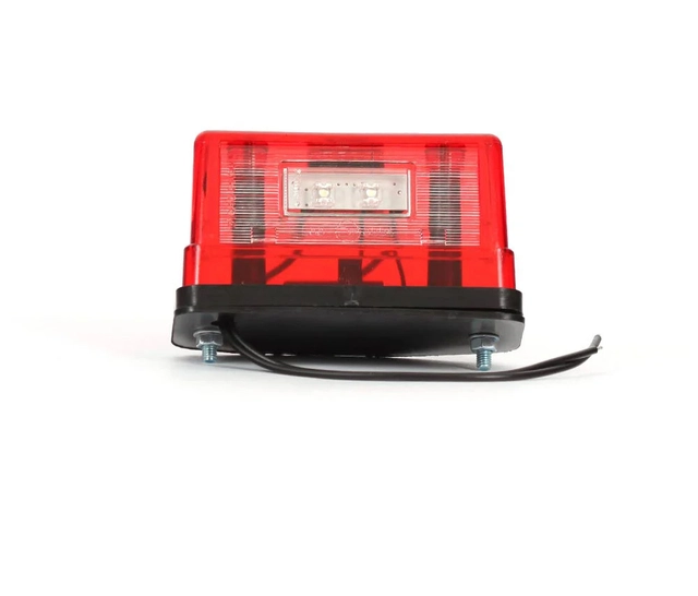 Strands Nummerskiltlys rødt glass LED nummerskiltlys 