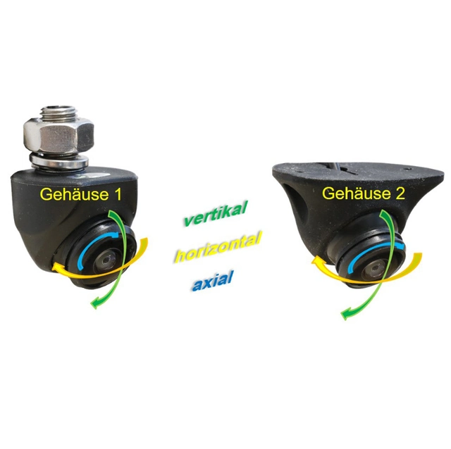 Ampire Rygge/Front-kamera - Universalt NTSC - 8,7 meter kabel 