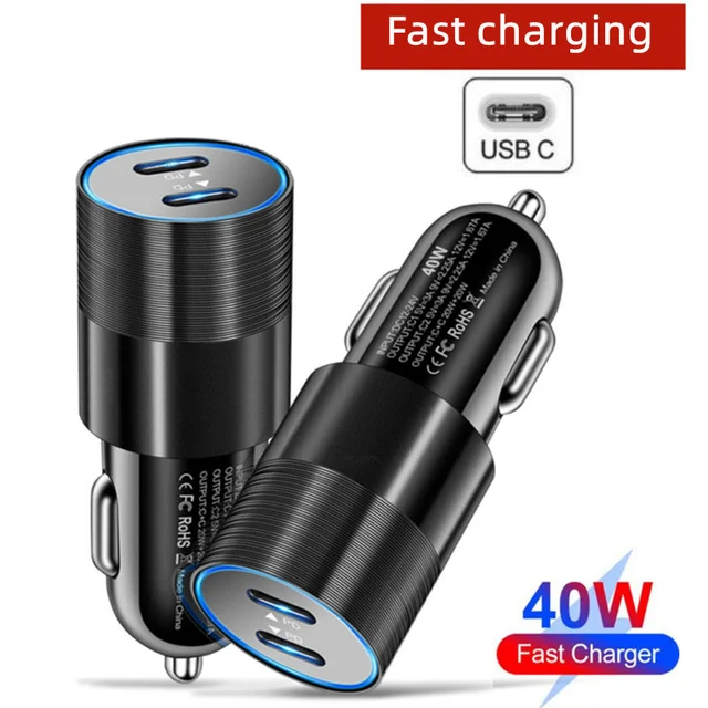 ConnectED Phone billader 40W, 2 x Type-C 