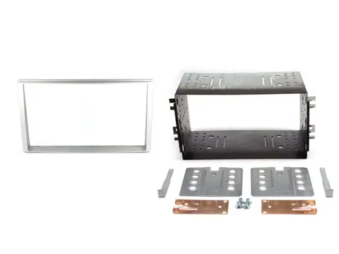 Connects2 Premium monteringskit 2-DIN Kia Sportage (2008 - 2009) Sølv
