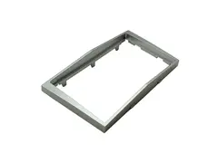 Connects2 Monteringsramme 2-DIN Opel - Headunits &quot;med knekk&quot; Chrome