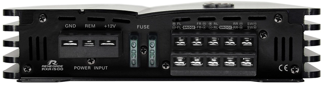 Renegade 5-kanals forsterker 4 X 60W + 200W RMS i 4 ohm 