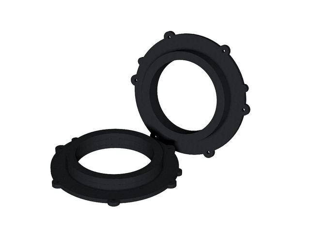 ConnectED MDF høyttaleradaptere (165mm) Porsche (2014 -->) front 