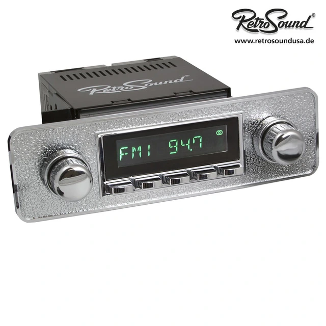 RetroSound Frontplate 302 "Euro style, Chrome" 