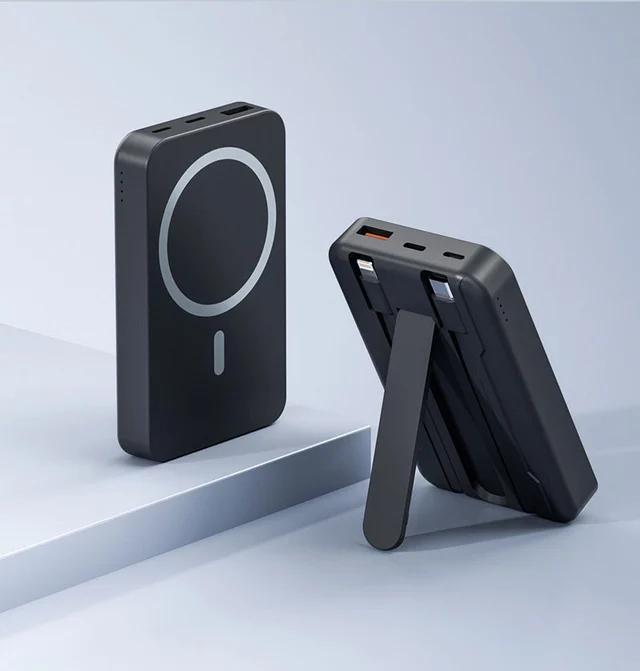 ConnectED powerbank 10.000mAh Trådløs m Type-C og Lightning kabel 