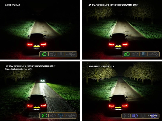 LAZER LINEAR 18 ELITE MED LBA Enkel radet  Ledbar på 21", 12.816 Lumen 