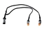 Strands DT-Y splitter Splitter med 1 stk DT-2 han til 2 stk DT