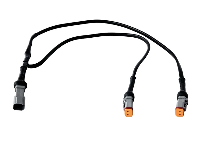 Strands DT-Y splitter Splitter med 1 stk DT-2 han til 2 stk DT 