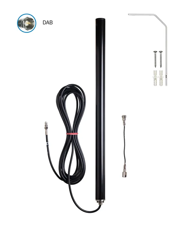 ATTB DAB-antenne - FME Leveres med veggfeste 