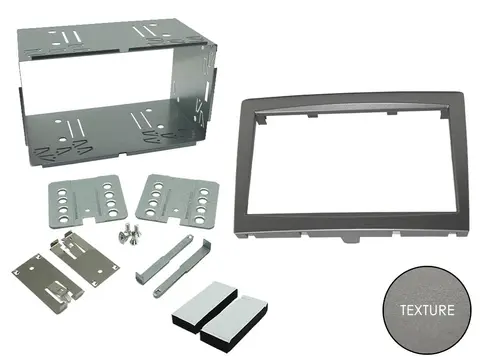 Connects2 Premium monteringskit 2-DIN Porsche (2005 - 2008) Antrasitt