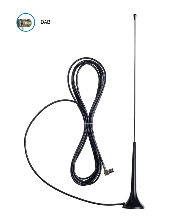 ATTB DAB-antenne - SMB For montering på tak (magnetfeste) 