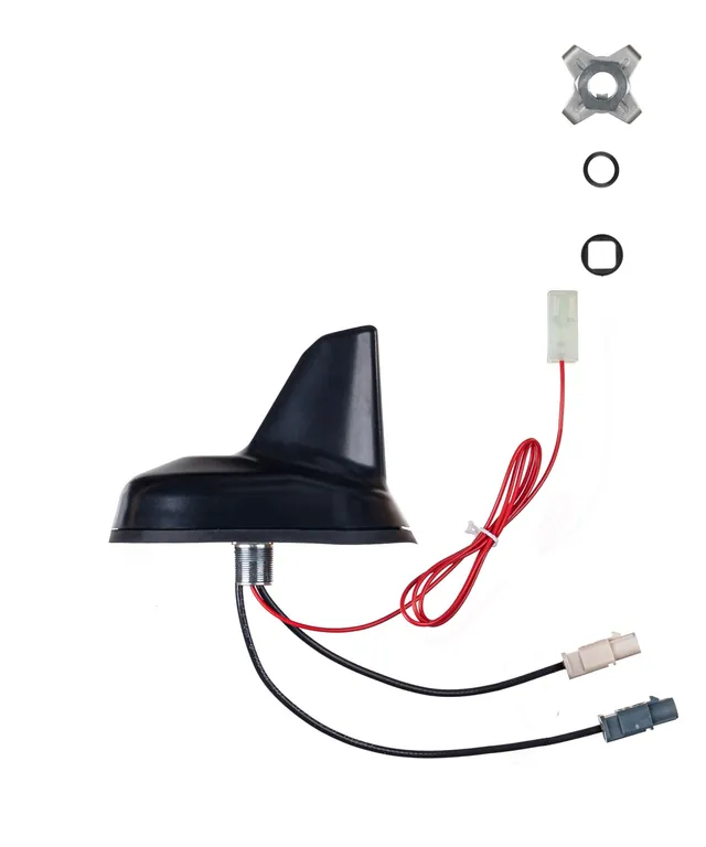 ATTB DAB/FM-antenne - Fakra Aktiv sharkantenne for takmontering 