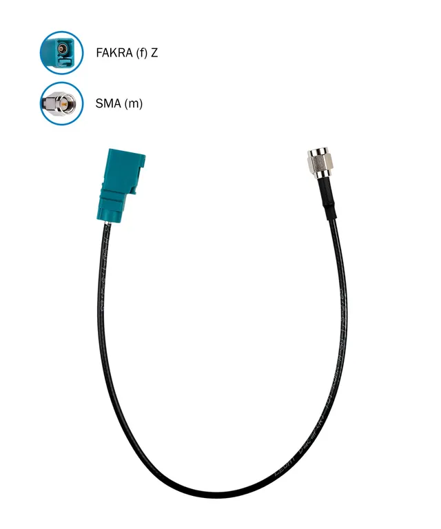 ATTB Antenneadapter FAKRA (Hun) - SMA (Han) 
