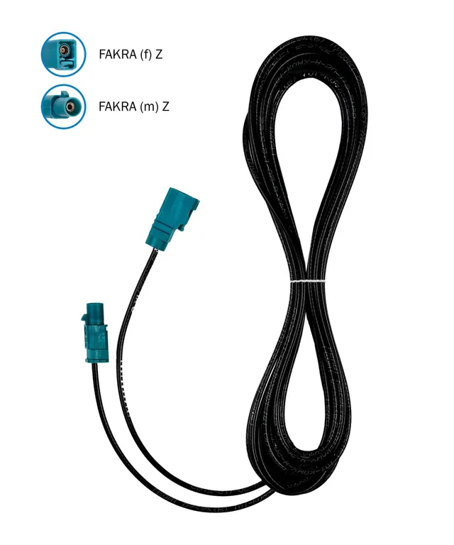 ATTB Skjøtekabel FAKRA (Hun) - FAKRA (Han) - 4 meter 