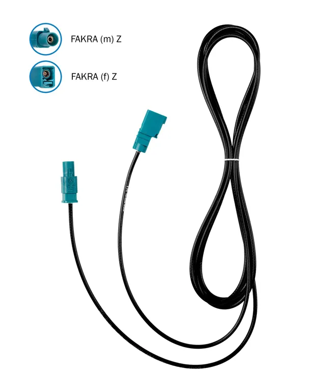 ATTB Skjøtekabel FAKRA (Hun) - FAKRA (Han) - 2 meter 