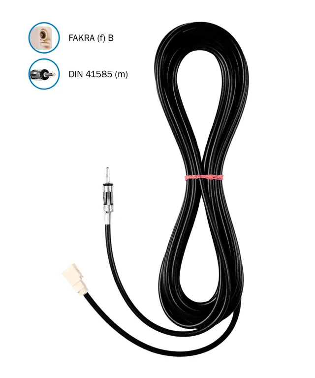 ATTB Premium kabel Skjøtekabel FAKRA (Hun) DIN (Han) 6,5m 