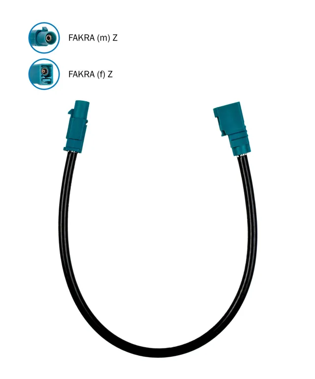 ATTB Skjøtekabel FAKRA (Hun) - FAKRA (Han) - 30cm 