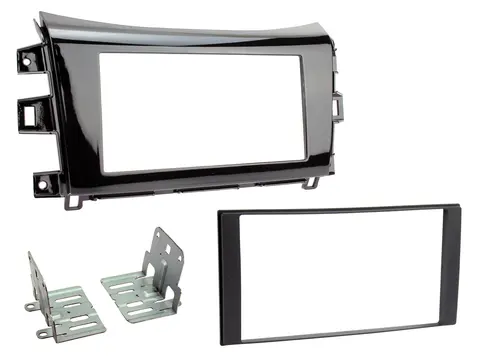 Connects2 Premium monteringskit 2-DIN Nissan Navara (2015 -->) Pianosort