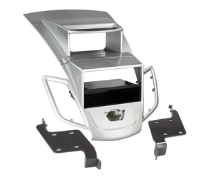 ConnectED Monteringsramme 1-DIN Ford Fiesta (2008-2016) m/display - S&#248;lv