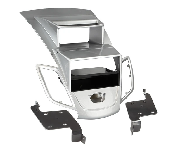 ConnectED Monteringsramme 1-DIN Ford Fiesta (2008-2016) m/display - Sølv 