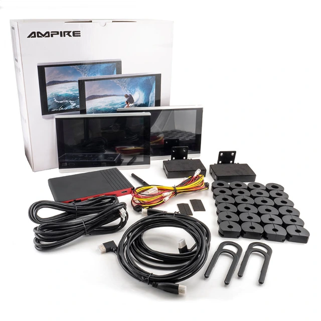 Ampire Bakseteunderholdning 2 x 9" skjermer med Android multim.sent. 