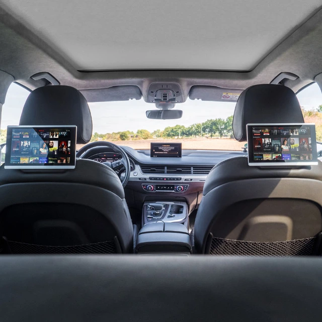 Ampire Bakseteunderholdning 2 x 9" skjermer med Android multim.sent. 