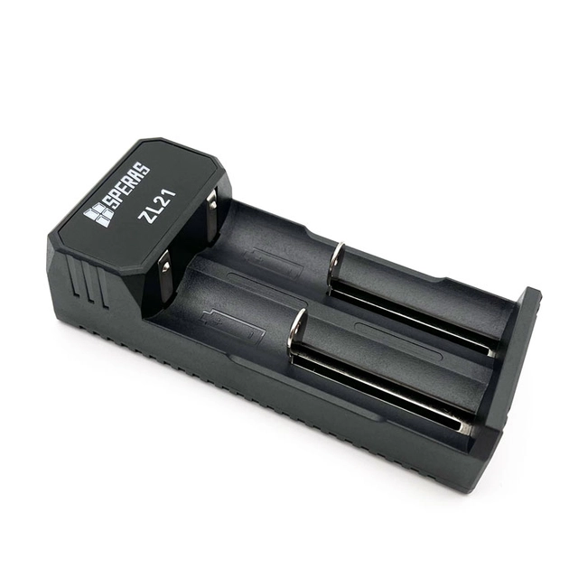 Speras Lader for 2 batterier TYPE-C ladekontakt 