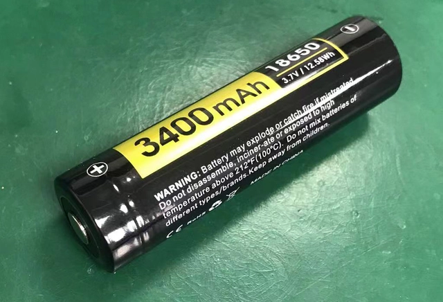 Speras 18650 Li-ion oppladbart batteri 3400mAh / 18650 
