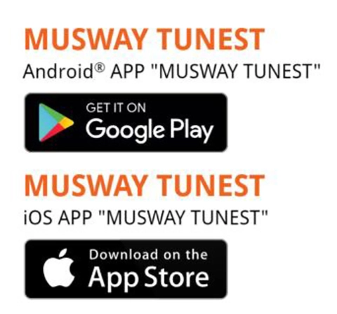 Musway BTA HD bluetooth dongle HD Audio streaming og APP-kontroll 