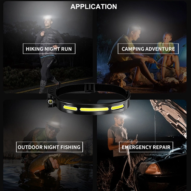 Speras B47L1 hodelykt 500lm / 130 meter kastelengde 