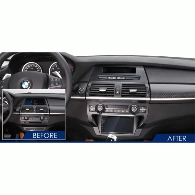 Connects2 Komplett monteringskit 2-DIN BMW X5/X6 (2007 - 2014) m/aktiv sys. 