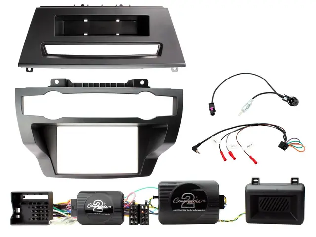 Connects2 Komplett monteringskit 2-DIN BMW X5/X6 (2007 - 2014) u/aktiv sys. 