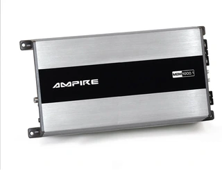 Ampire 1-kanals forsterker - 12V 1 x 1000Watt @ 1 Ohm