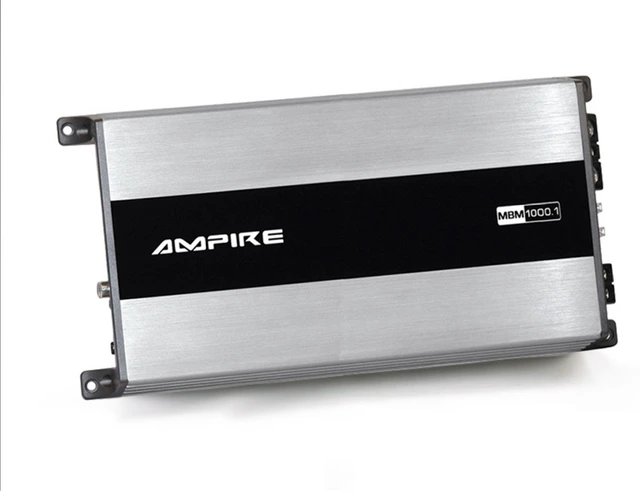 Ampire 1-kanals forsterker - 12V 1 x 1000Watt @ 1 Ohm 